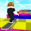 Obby Skateboard Race