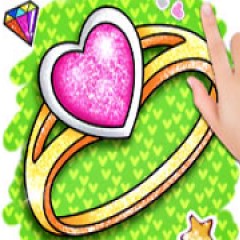 Glitter Beauty Coloring And Drawing