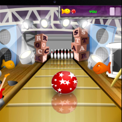 Goldfish Fun Rock n Roll Bowling