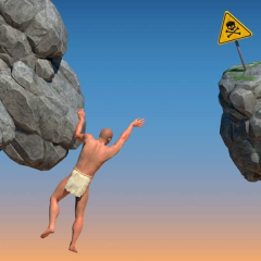 Ragdoll Rock Climber