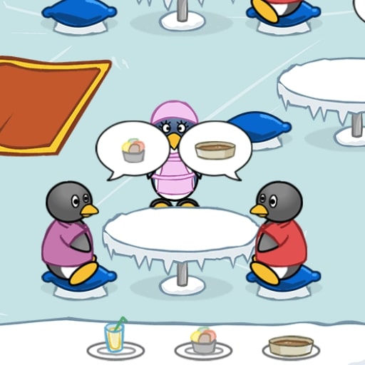 Penguin Diner (Day 4) ,Jogo de Restaurante dos Pinguins 